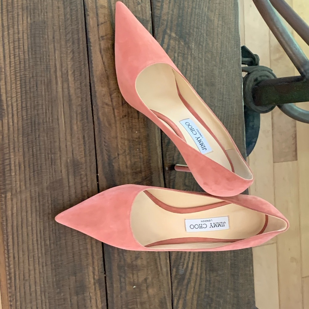 Jimmy Choo Pumps suede in Rosewood
